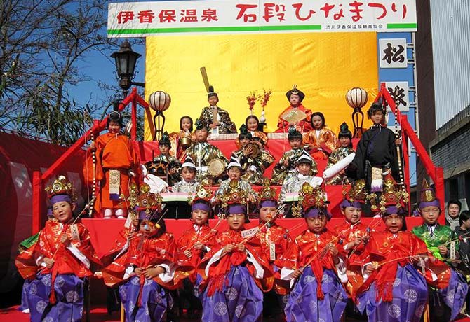 伊香保温泉石段ひな祭り